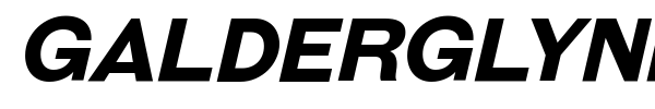 Galderglynn Esquire font preview